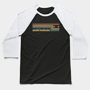 Suicidal Tendencies Cassette Stripes Baseball T-Shirt